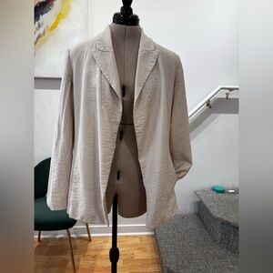 Dynamite Textured Cream Blazer